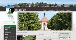 Desktop Screenshot of obec-chlumcany.cz