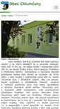 Mobile Screenshot of obec-chlumcany.cz